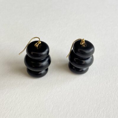 BOUCLES D’OREILLES ECCOLA E2 _noir mat
