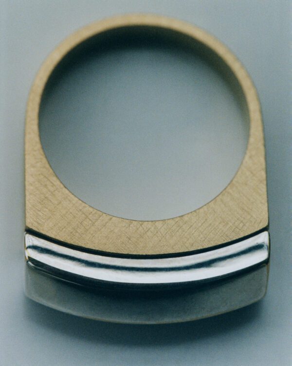 BAGUE LOUISE _argent et vermeil – Image 3