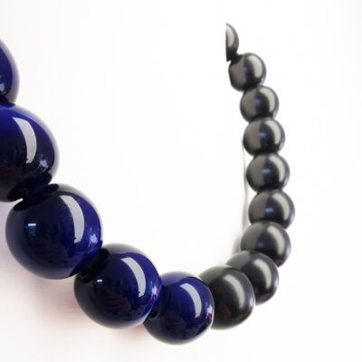 TOUR DE COU _noir et outremer