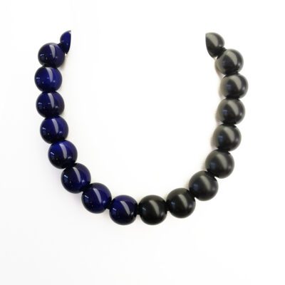 TOUR DE COU _noir et outremer