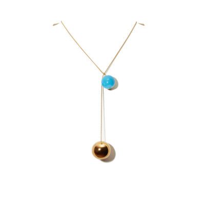 PENDENTIF TAC TAC _ DORÉ ET PISCINE
