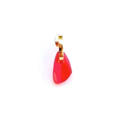MONO MINI PÉTALE SUR CRÉOLES _rouge