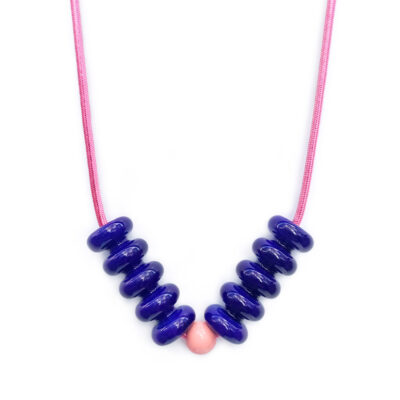 COLLIER ECCOLA N4 _outremer et rose