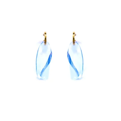 PETALS ON HOOPS _light blue
