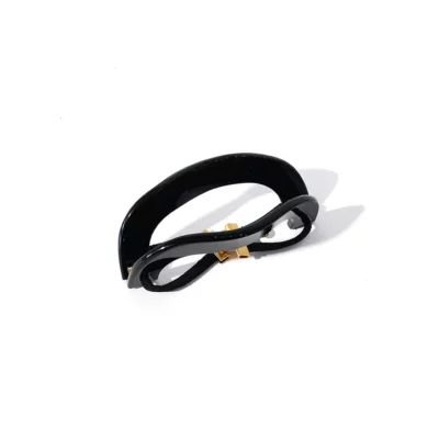 BRACELET FLAT ONDA  _noir