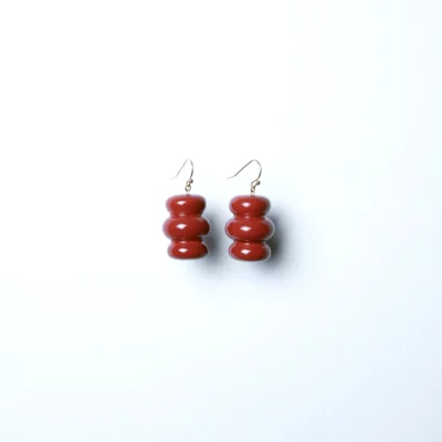 BOUCLES D’OREILLES ECCOLA _cerise