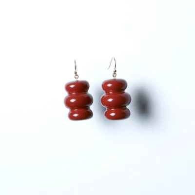 BOUCLES D’OREILLES ECCOLA _cerise