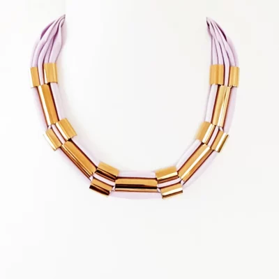 Cleopatre necklace_lilac