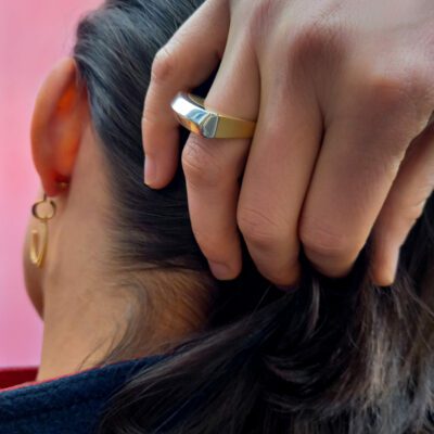 LOUISE _ ARGENT ET VERMEIL