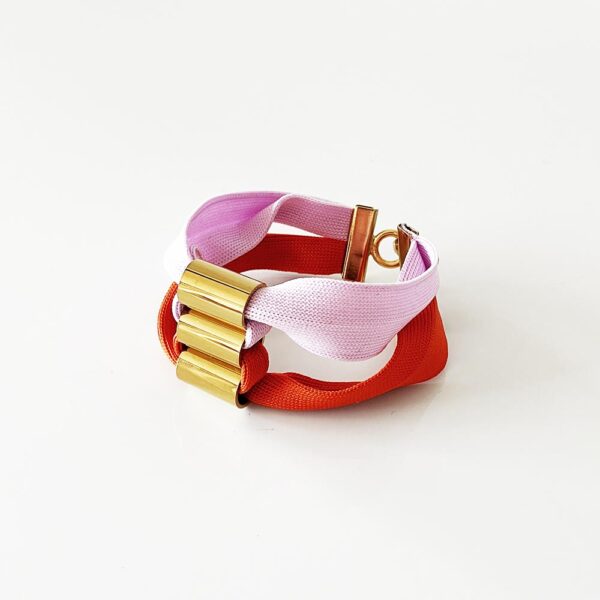 BRACELET III _lilas et orange
